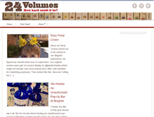 Tablet Screenshot of 24volumes.com
